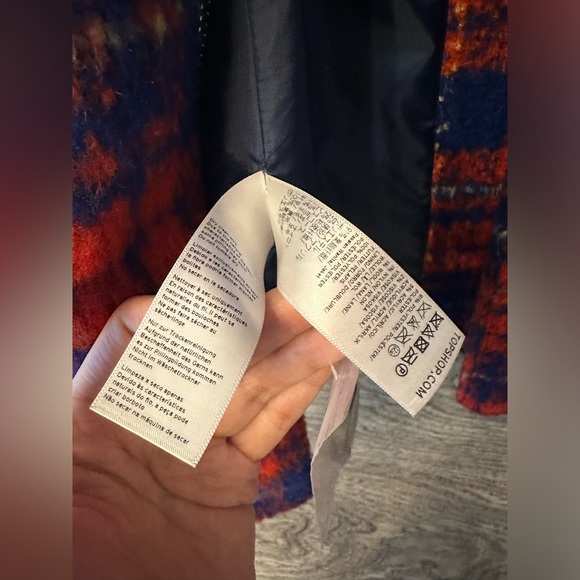 Topshop Bodika Check Coat - Picture 4 of 10